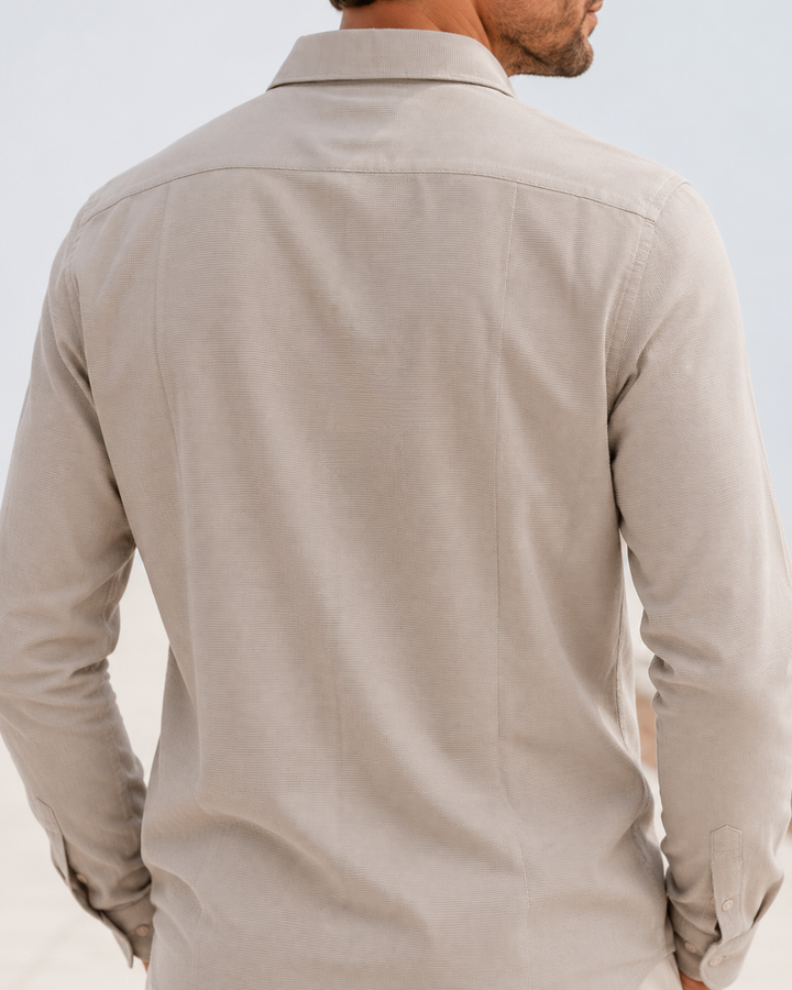 camisa textura premium