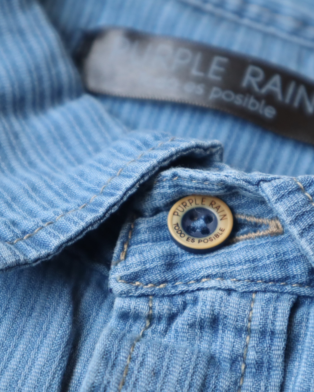 Camisa Denim Rayas