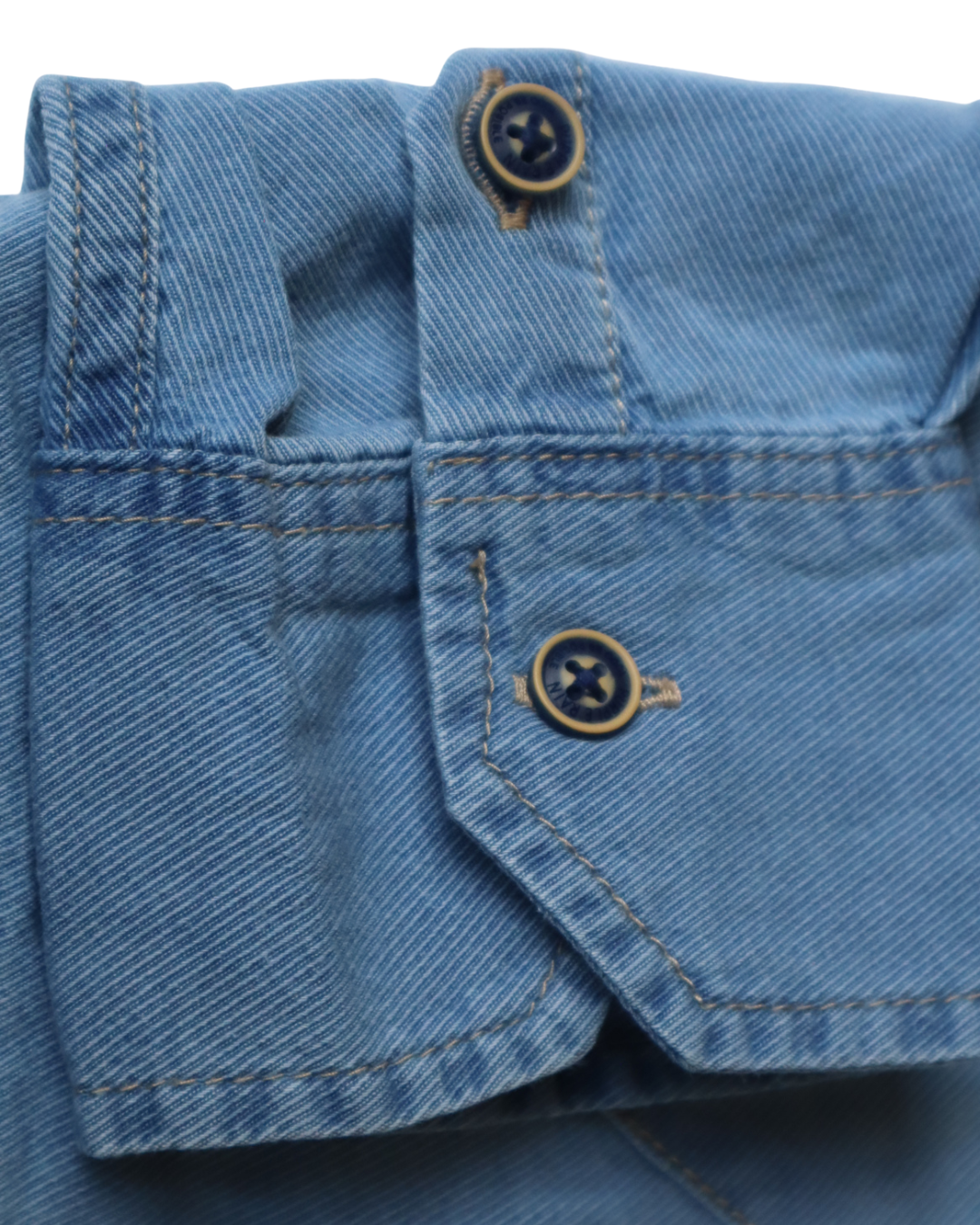 Camisa Índigo de hombre 100% algodón  Premium