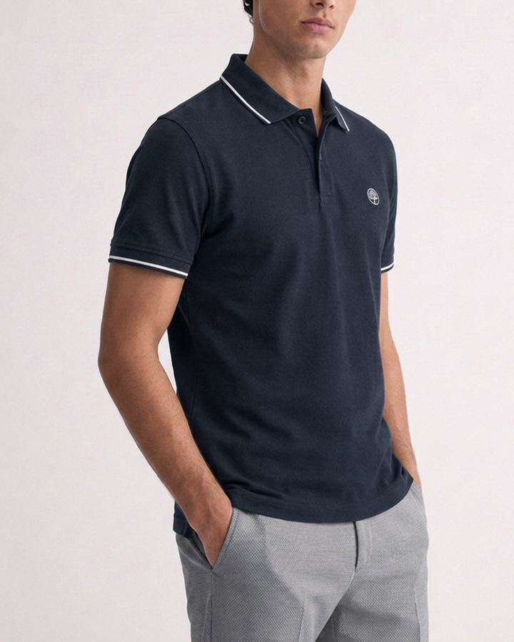 Polo Clásica Hombre en Algodón Pima Peruano Slim fit