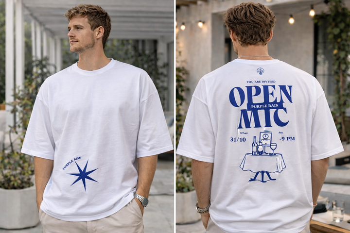 Camiseta Open Mic Edition - Purple Rain