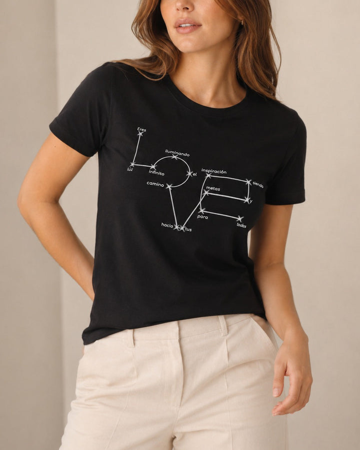 camiseta estampada mujer