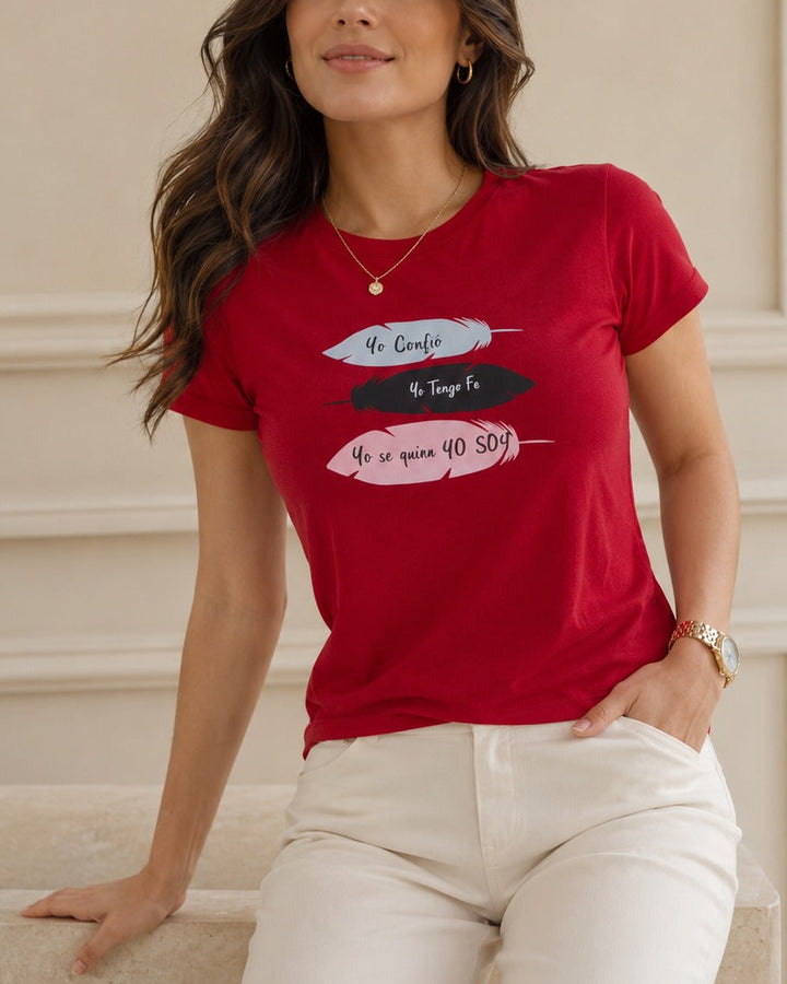 camiseta algodón mujer
