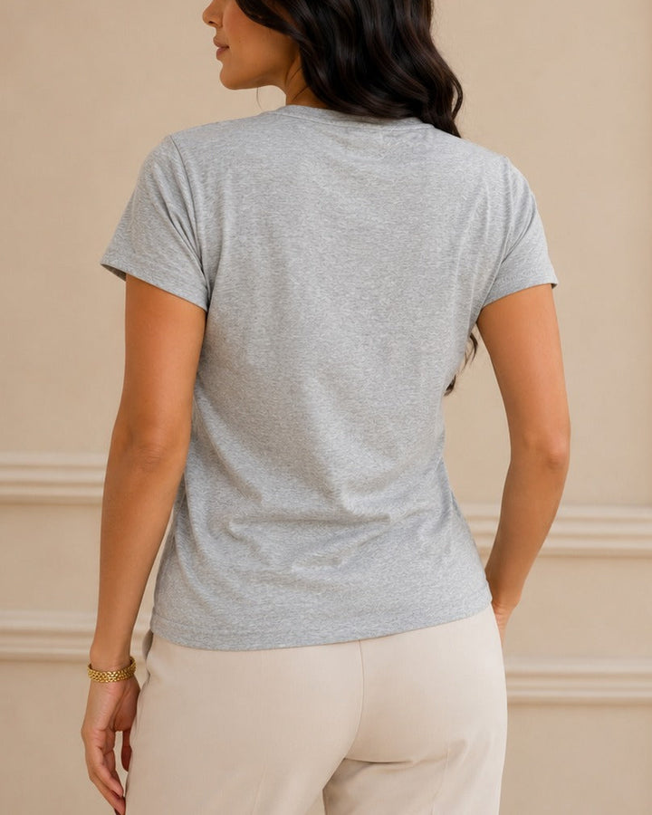 camiseta cómoda para uso diario mujer
