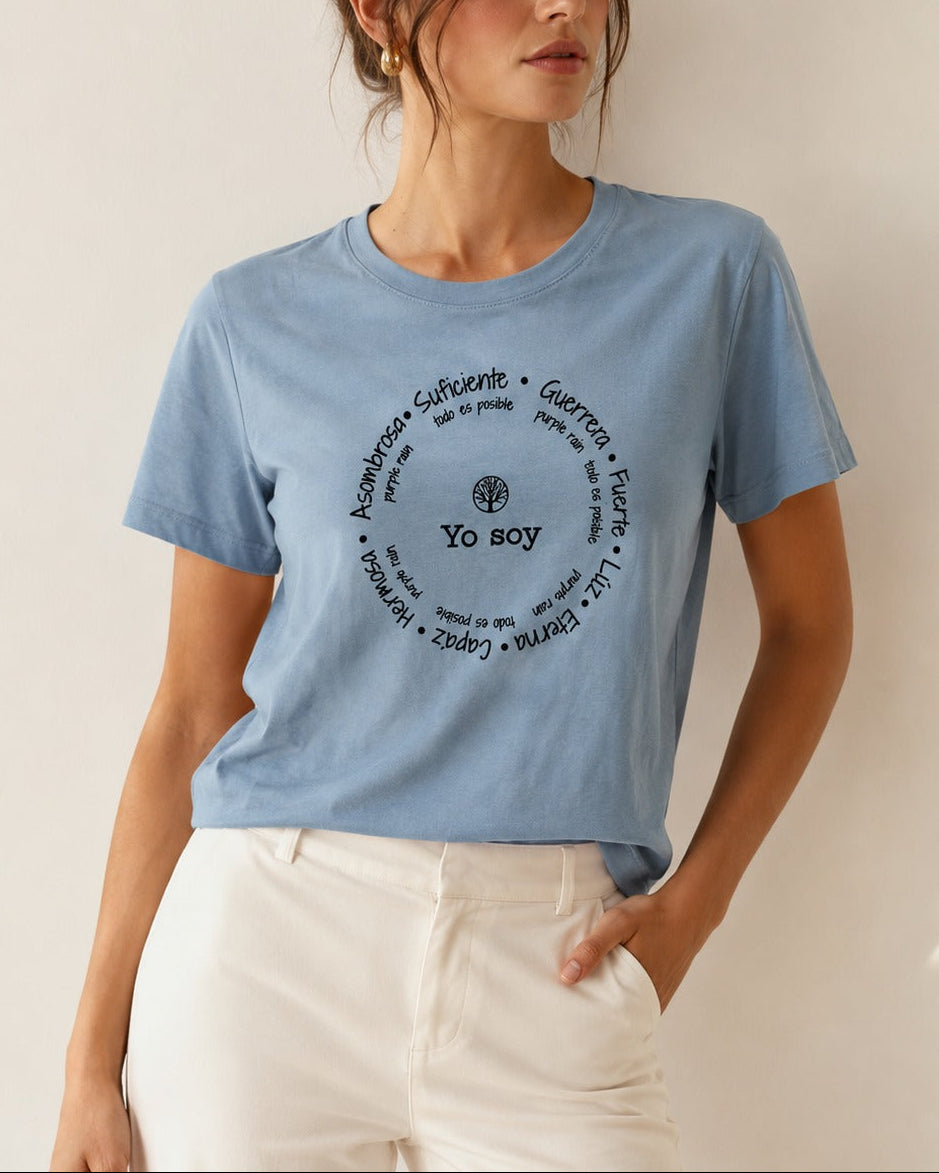 camiseta estampada mujer