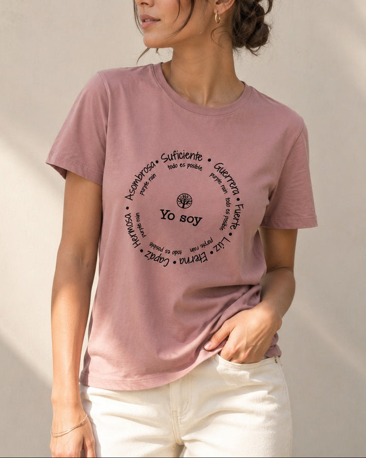 camiseta 100% algodón mujer