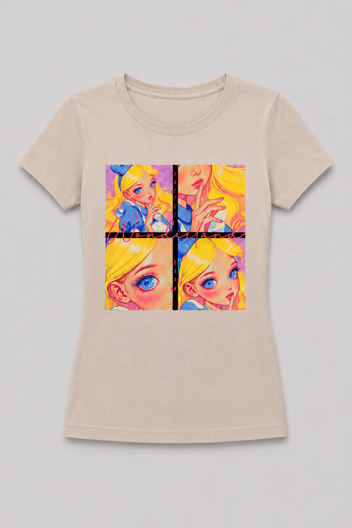 Camiseta Mujer Algodón Estampada