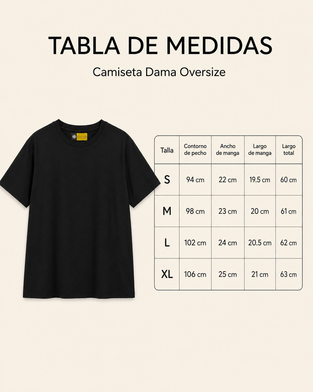 Camiseta Dama Essential Relaxed