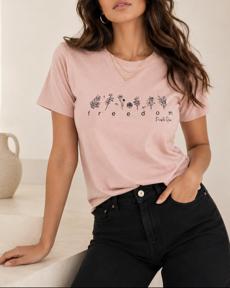 camiseta cuello redondo mujer