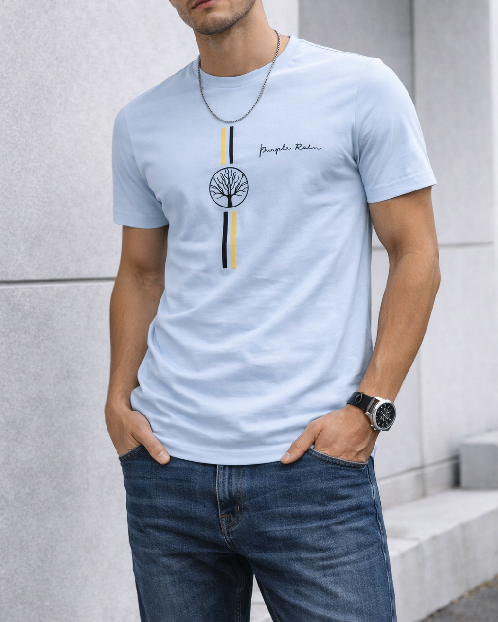 Camiseta Axis Signature - Purple Rain