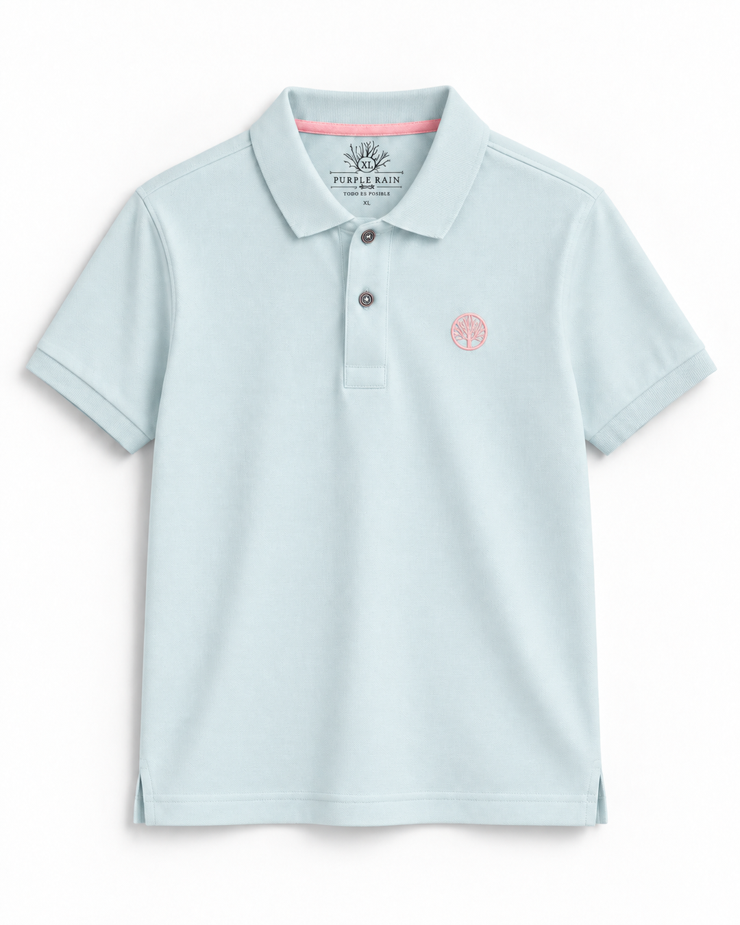 Camiseta Polo Hombre Piqué Clásico Slim - Purple Rain