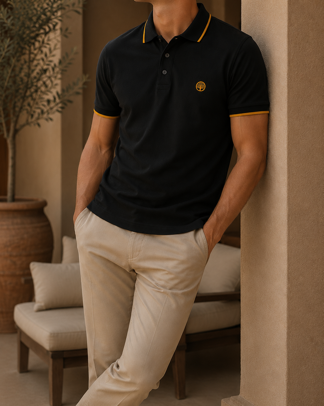 polo con bordado exclusivo