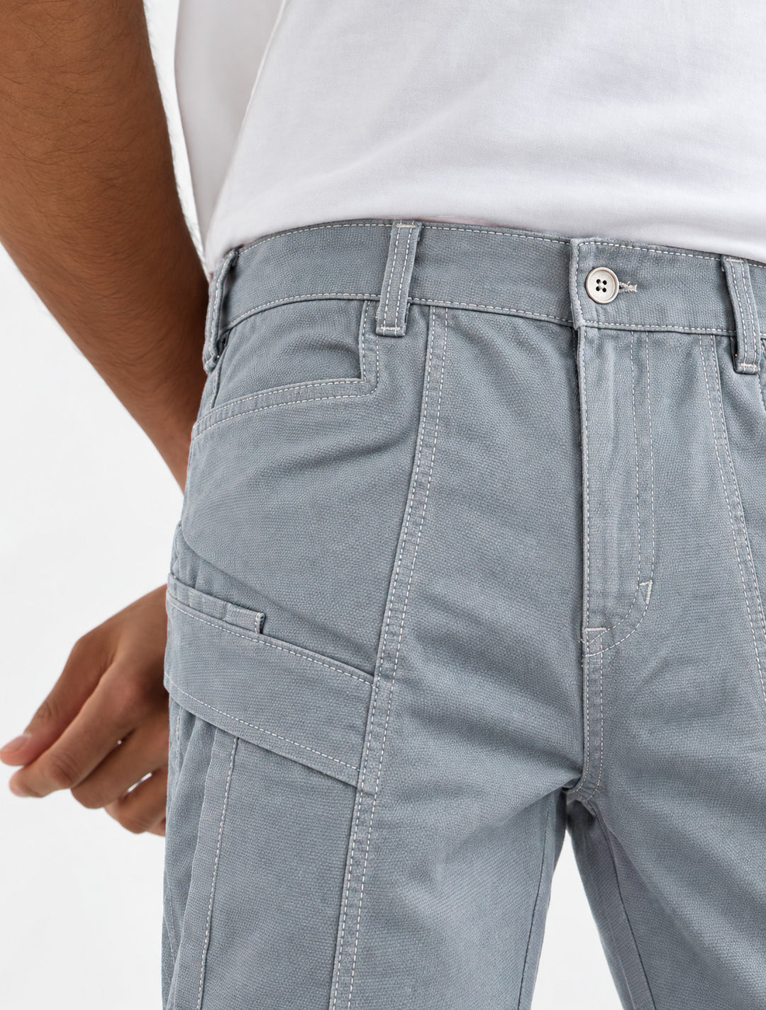 Pantalón Cargo de Hombre en Algodón
