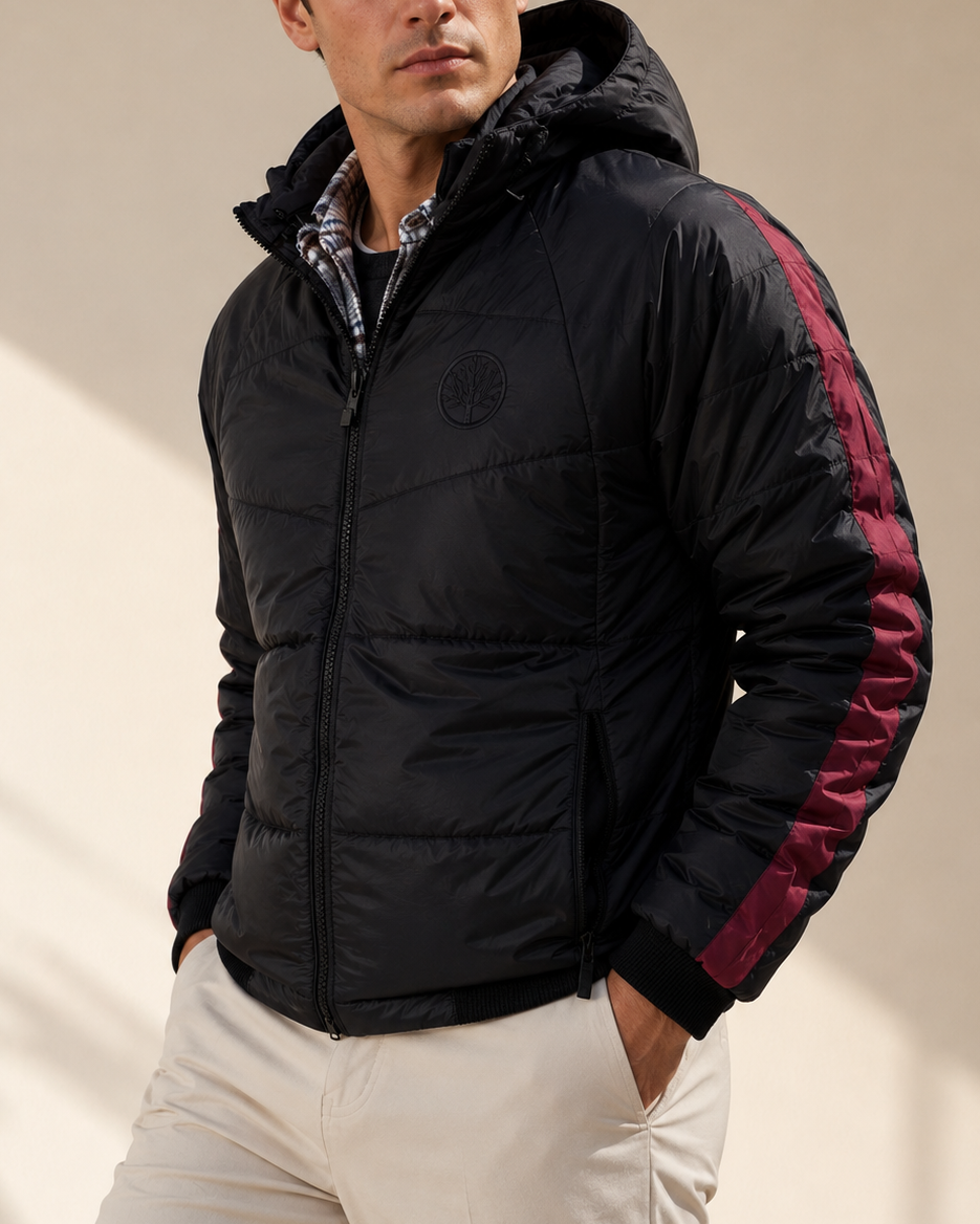 chaqueta acolchada hombre