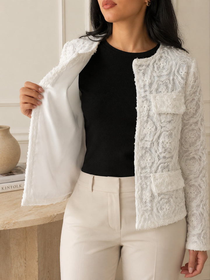 chaqueta abierta para mujer