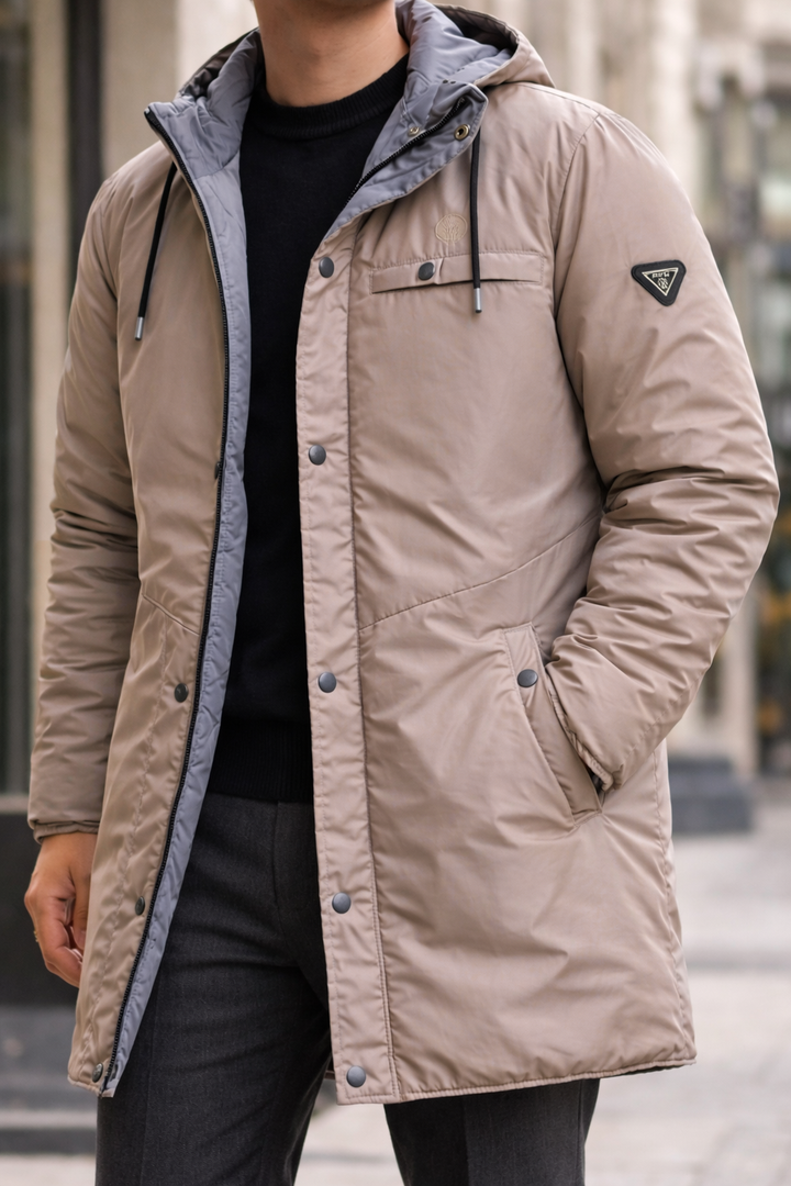 Parka Reversible Storm — Nylon Acolchado con Capota Desmontable - Purple Rain