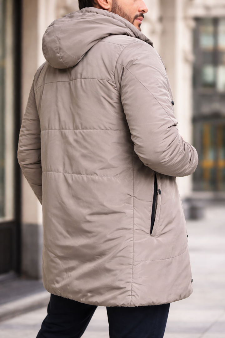 Parka Reversible Storm — Nylon Acolchado con Capota Desmontable - Purple Rain