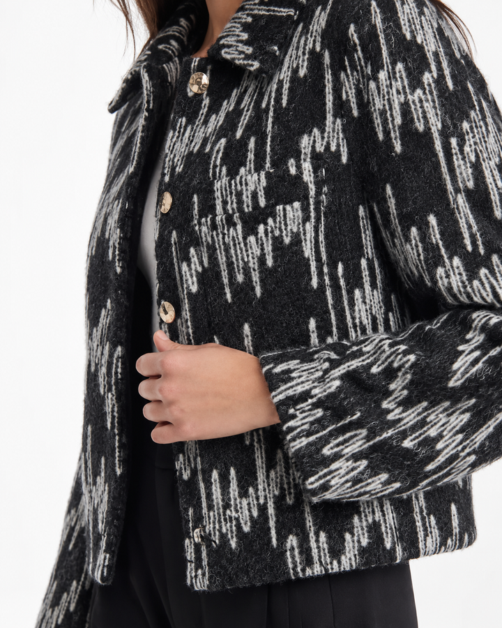 Chaqueta Dama Textura Firenze 100% Algodón