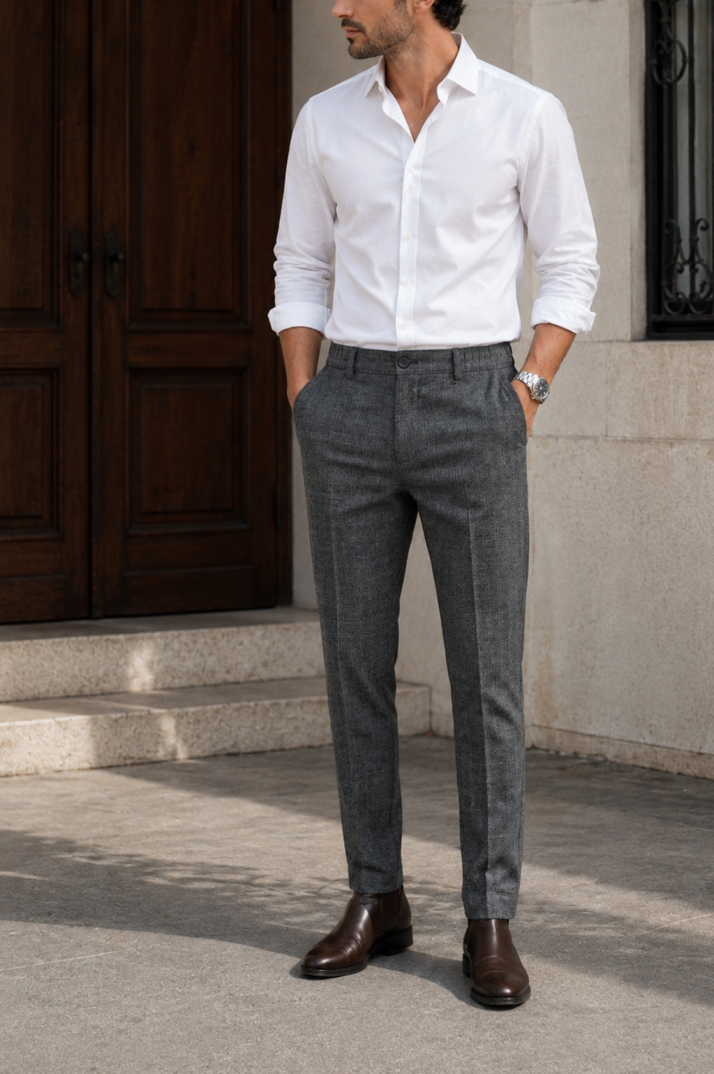 Pantalón  Slim Esencial - Purple Rain
