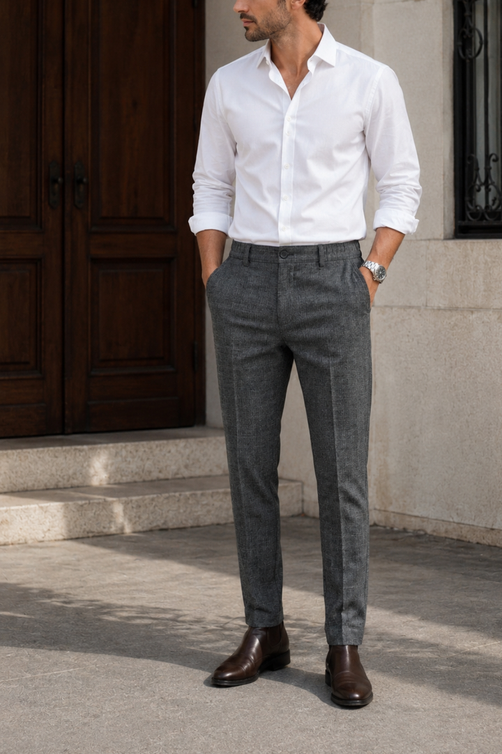 Pantalón  Slim Esencial - Purple Rain