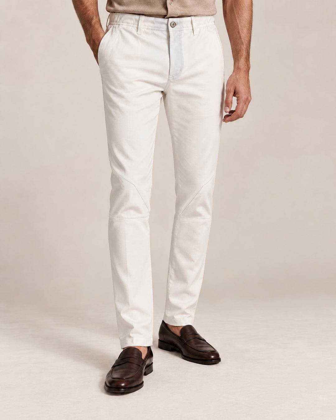 Pantalón Casual Hombre Semi Entubado con Stretch