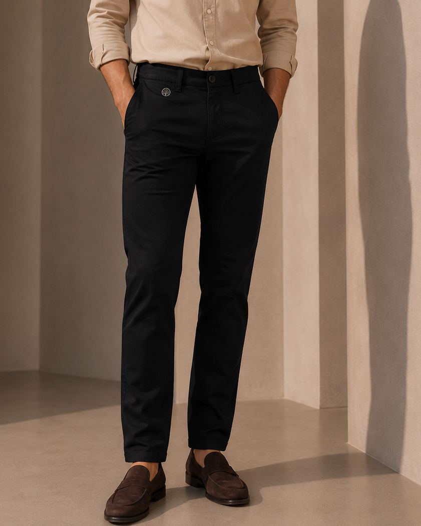 drill slim fit hombre
