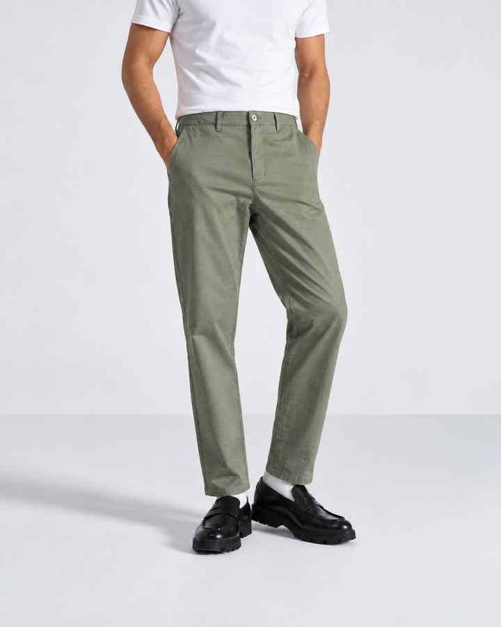 Pantalón Drill Chino Slim Fit - Purple Rain