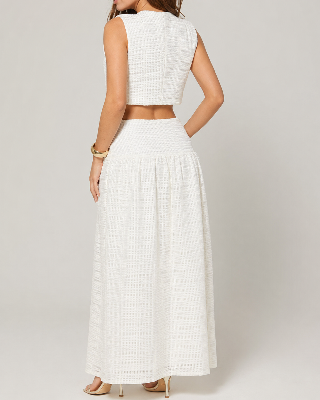 conjunto elegante de dos piezas para mujer