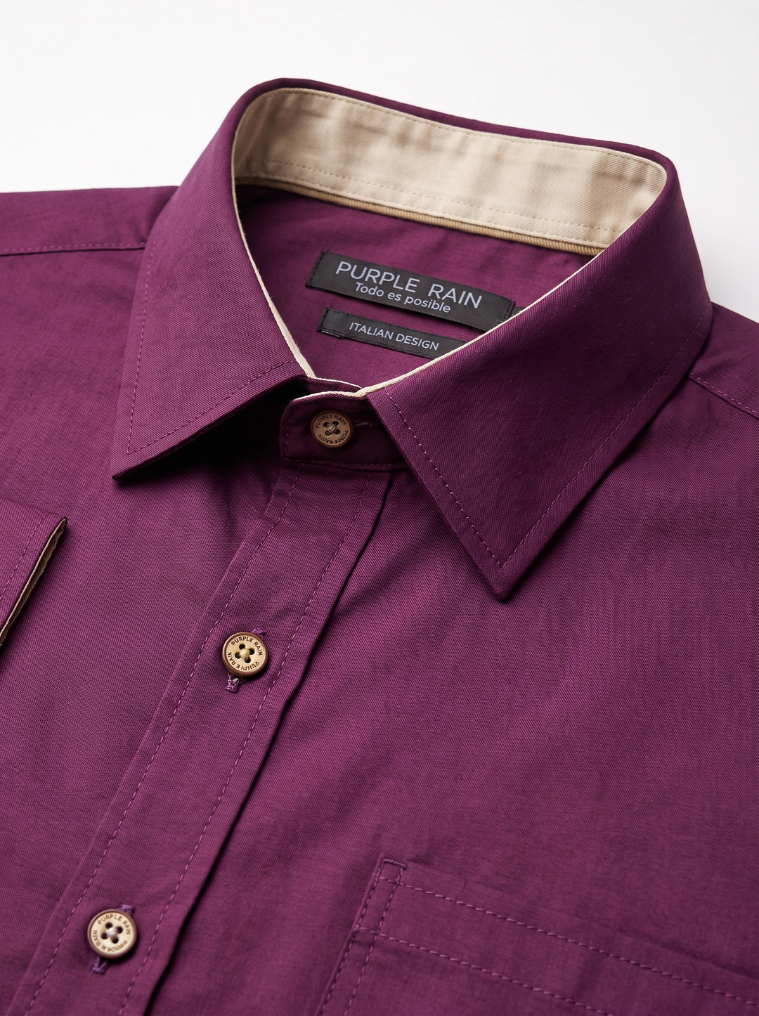 Camisa Hombre Manga Larga Tela Sedosa