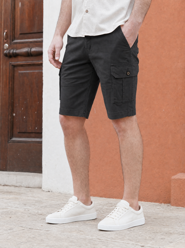 Bermuda Cargo Regular Fit hombre - Purple Rain
