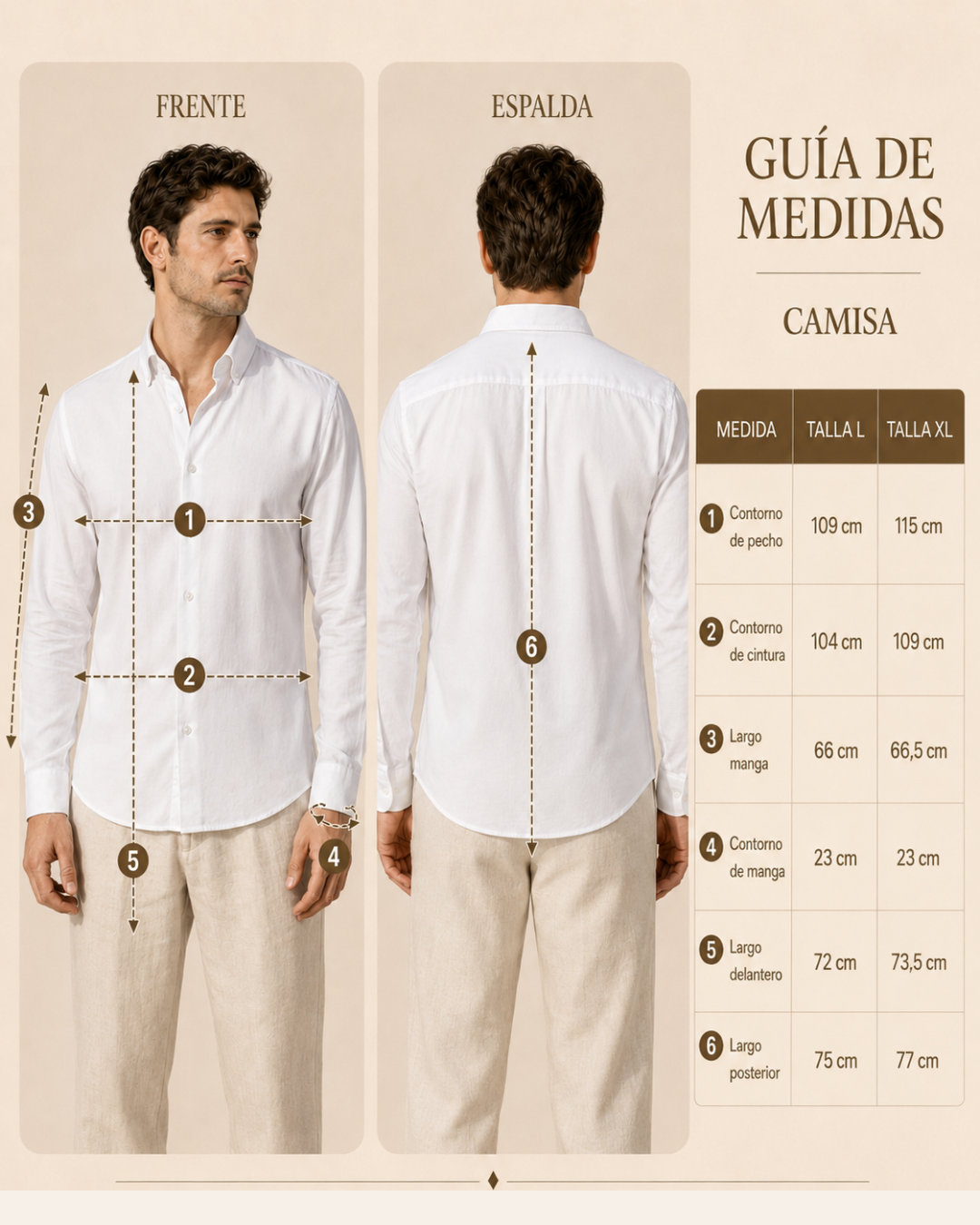 Camisa Siena en Tela Fría Premium