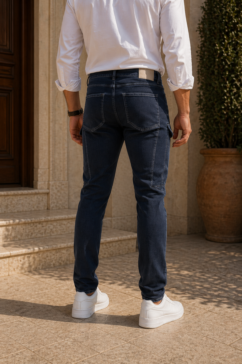 Jean cargo Skinny - Purple Rain