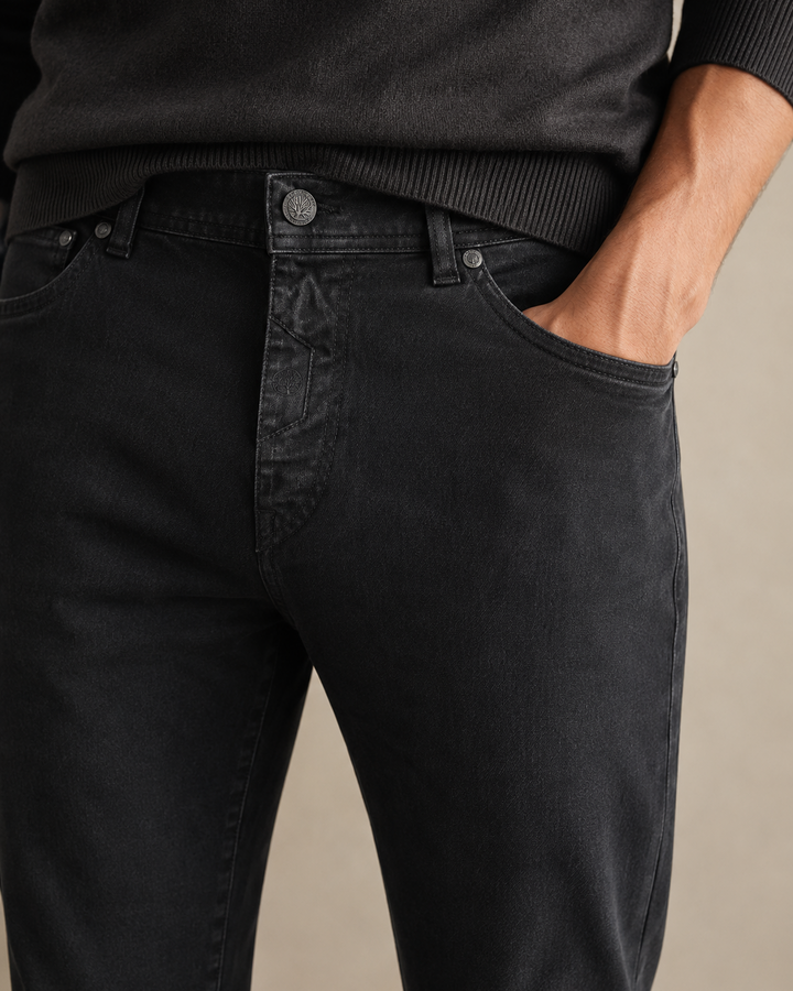 jean slim negro hombre