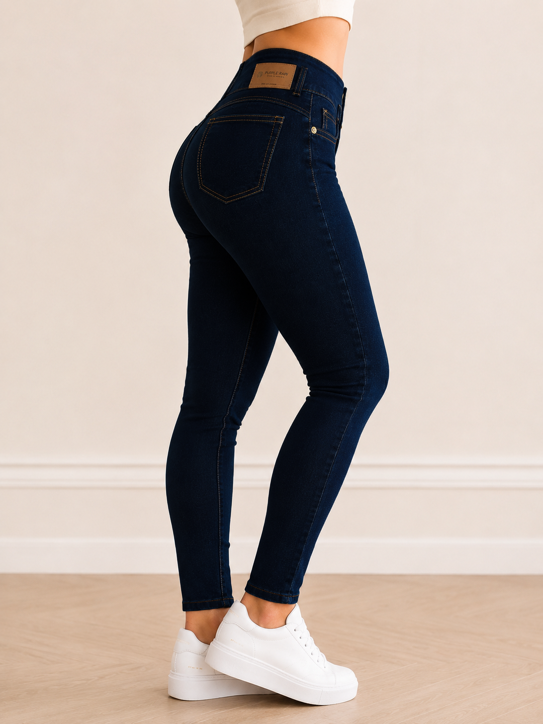 Jean skinny  Control Total Cintura Alta