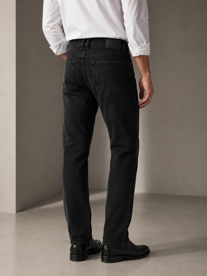 Jean Hombre Recto Midnight / NEGRO - Purple Rain