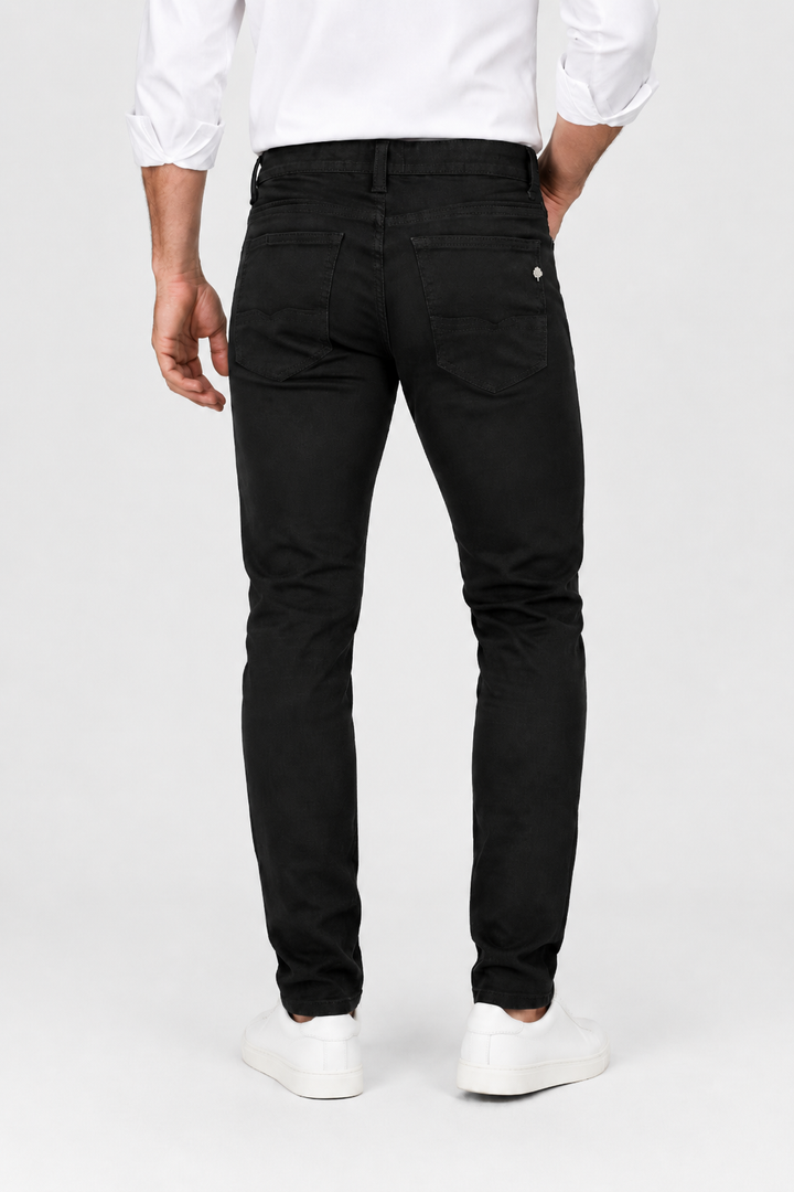 Jean Hombre Skinny Fit Negro| Purple Rain