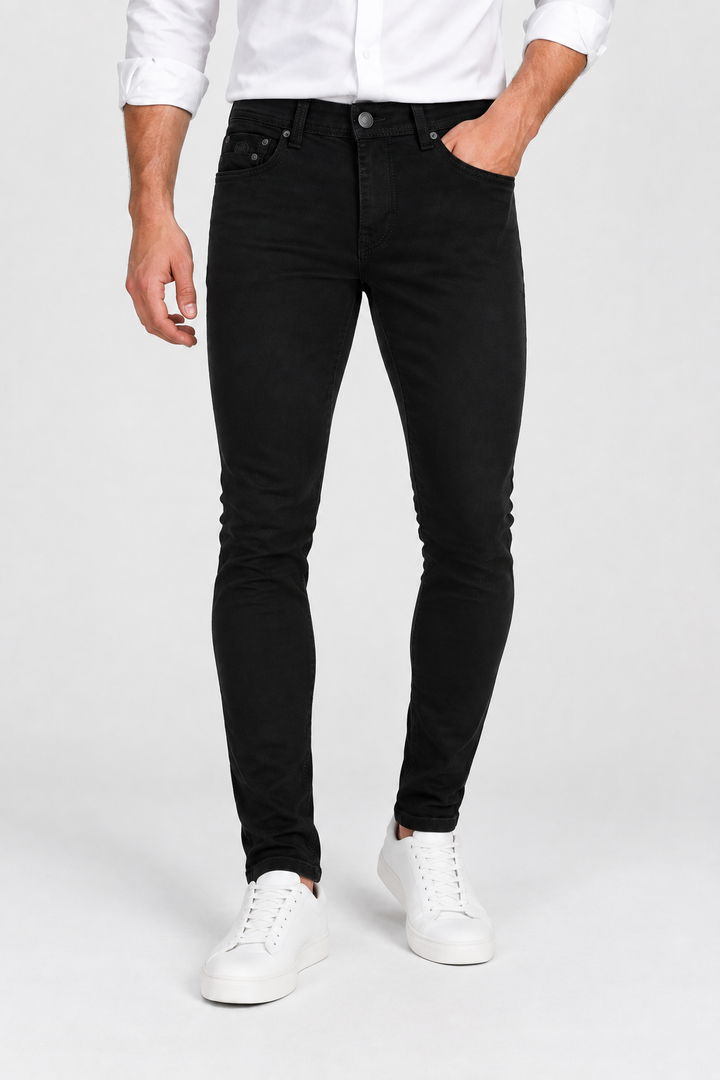 Jean Hombre Skinny Fit Negro| Purple Rain