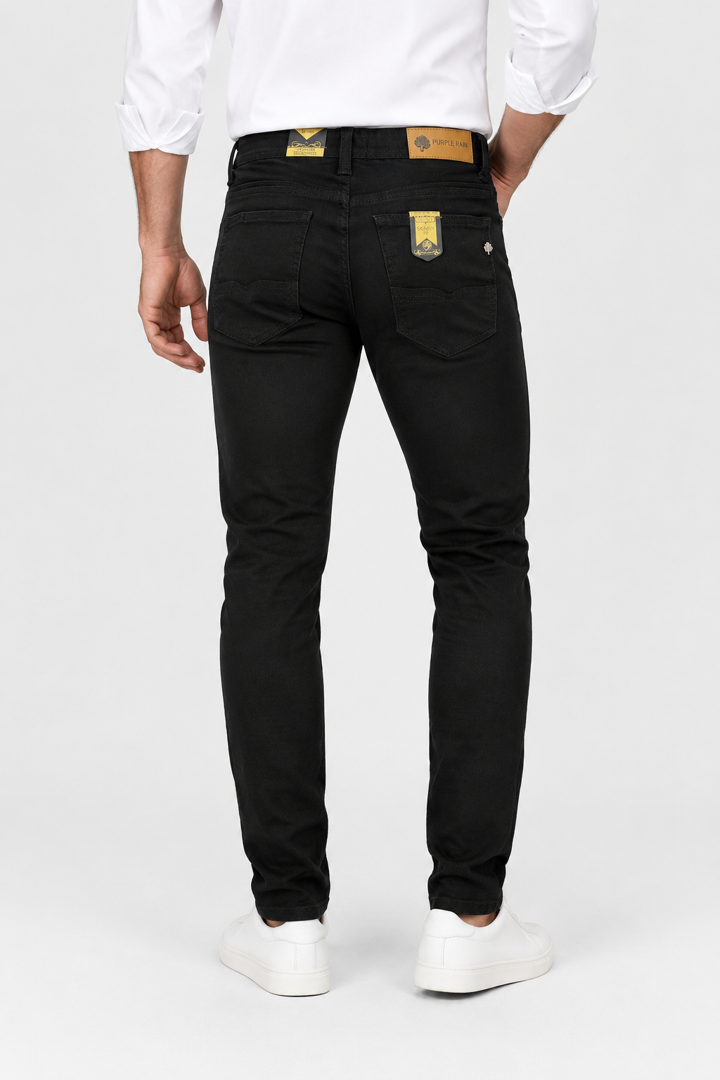 Jean Hombre Skinny Fit Negro| Purple Rain