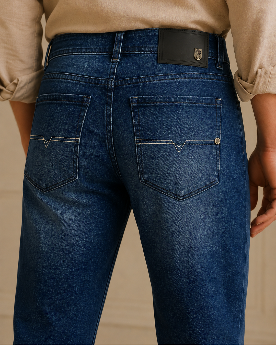 jean skinny algodón hombre