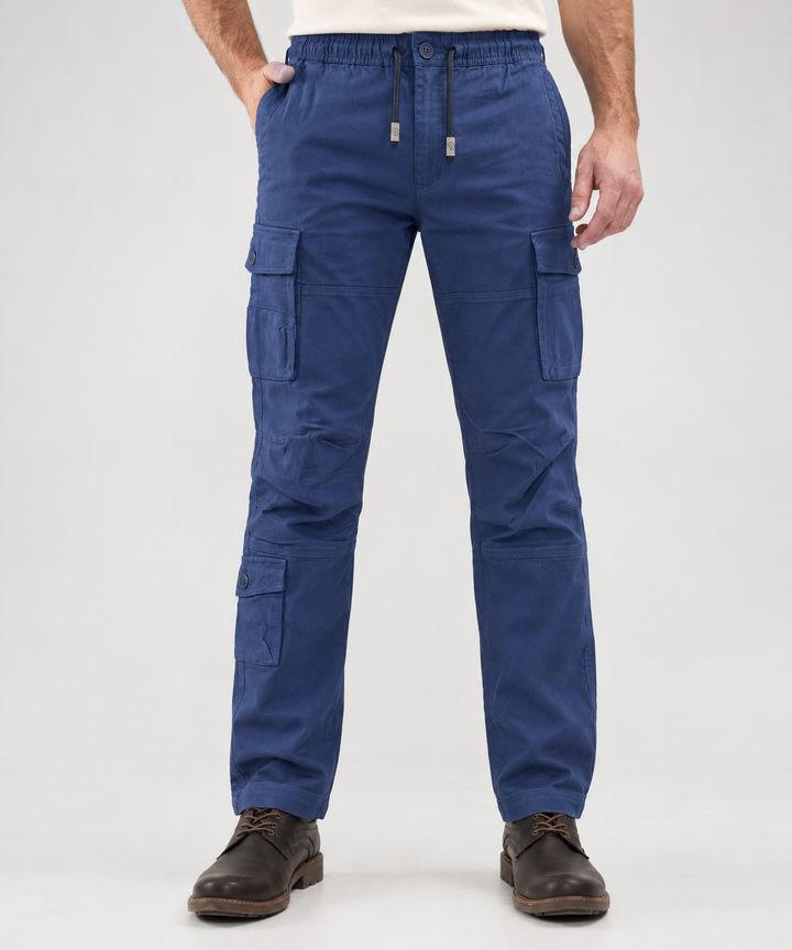 Pantalón Cargo Jogger Slim Fit para Hombre en Algodón Stretch