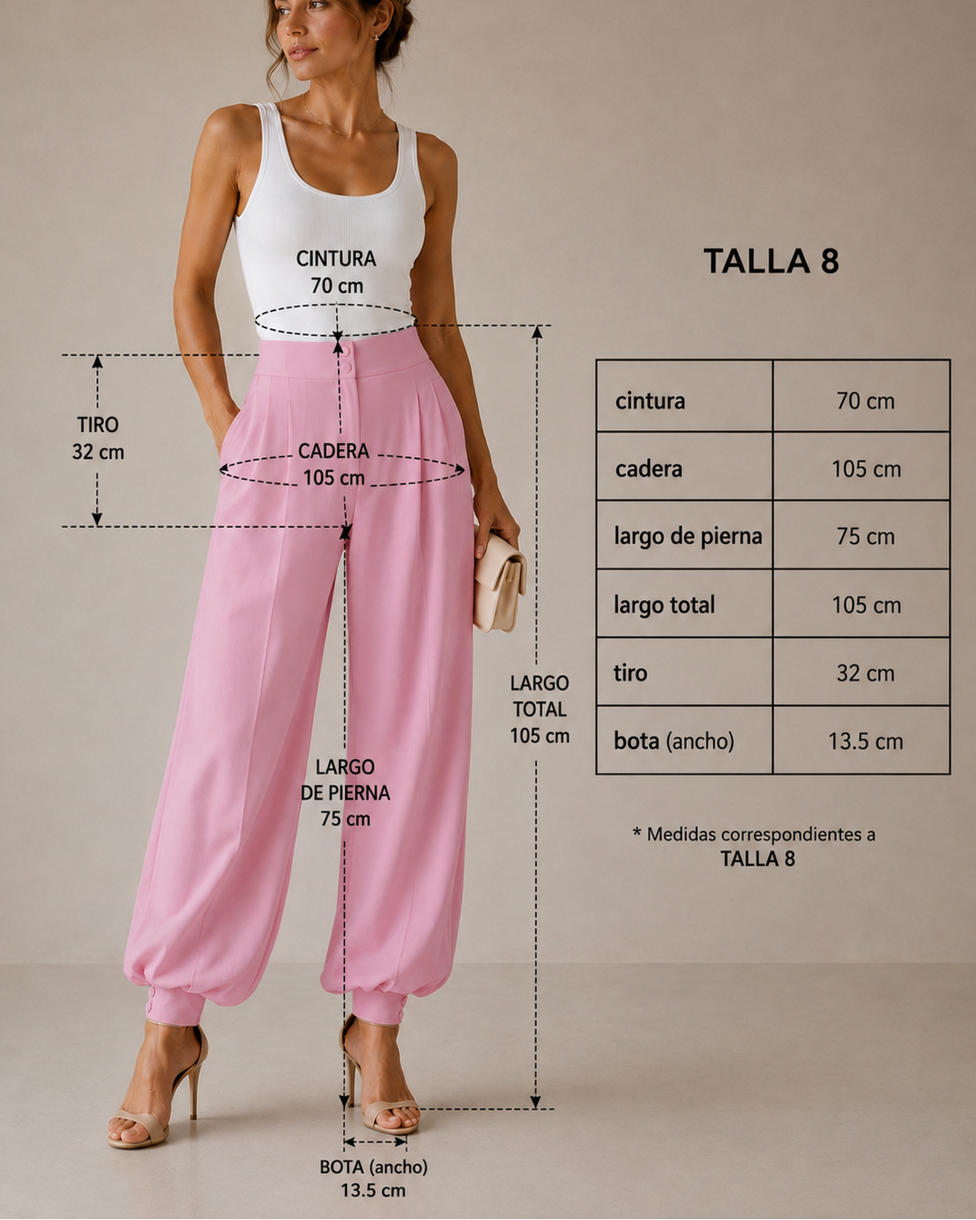 Pantalón Dama Balloon Milano