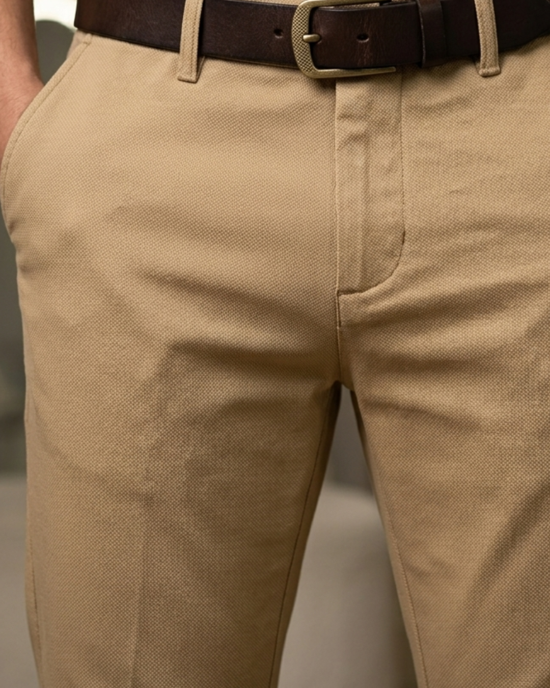 pantalón semi formal hombre
