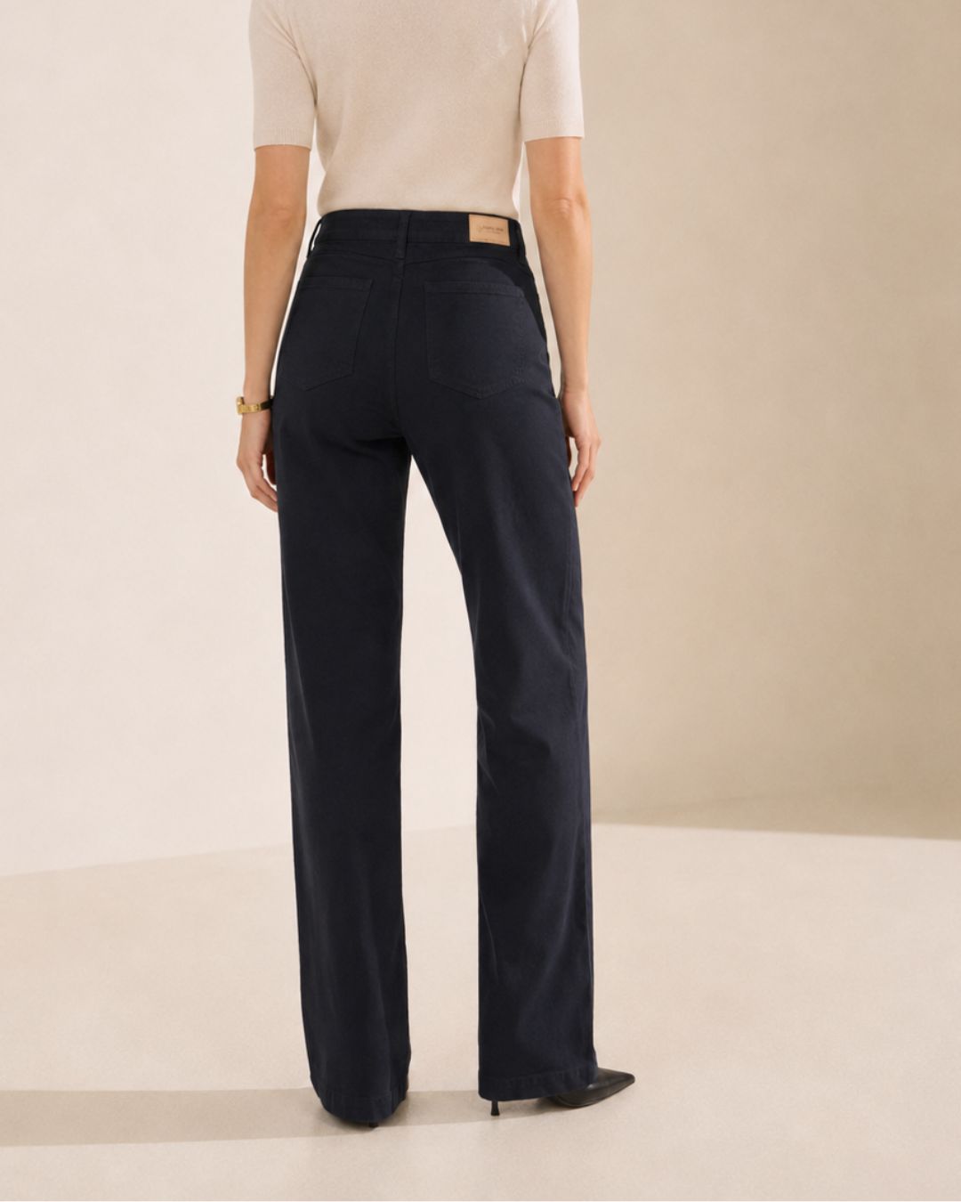 pantalón drill negro dama 