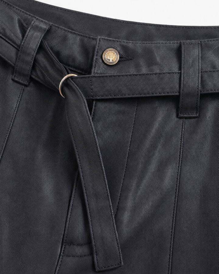 Pantalón Portofino, pantalón lyocell mujer, pantalón negro elegante, pantalón wide leg mujer, pantalón tiro alto, pantalón fluido, pantalón premium mujer, pantalón casual elegante, Purple Rain.