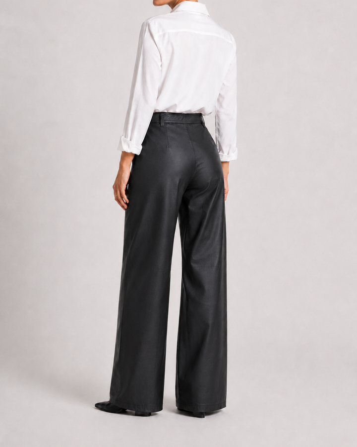 Pantalon Dama Efecto cuero  Lyocell