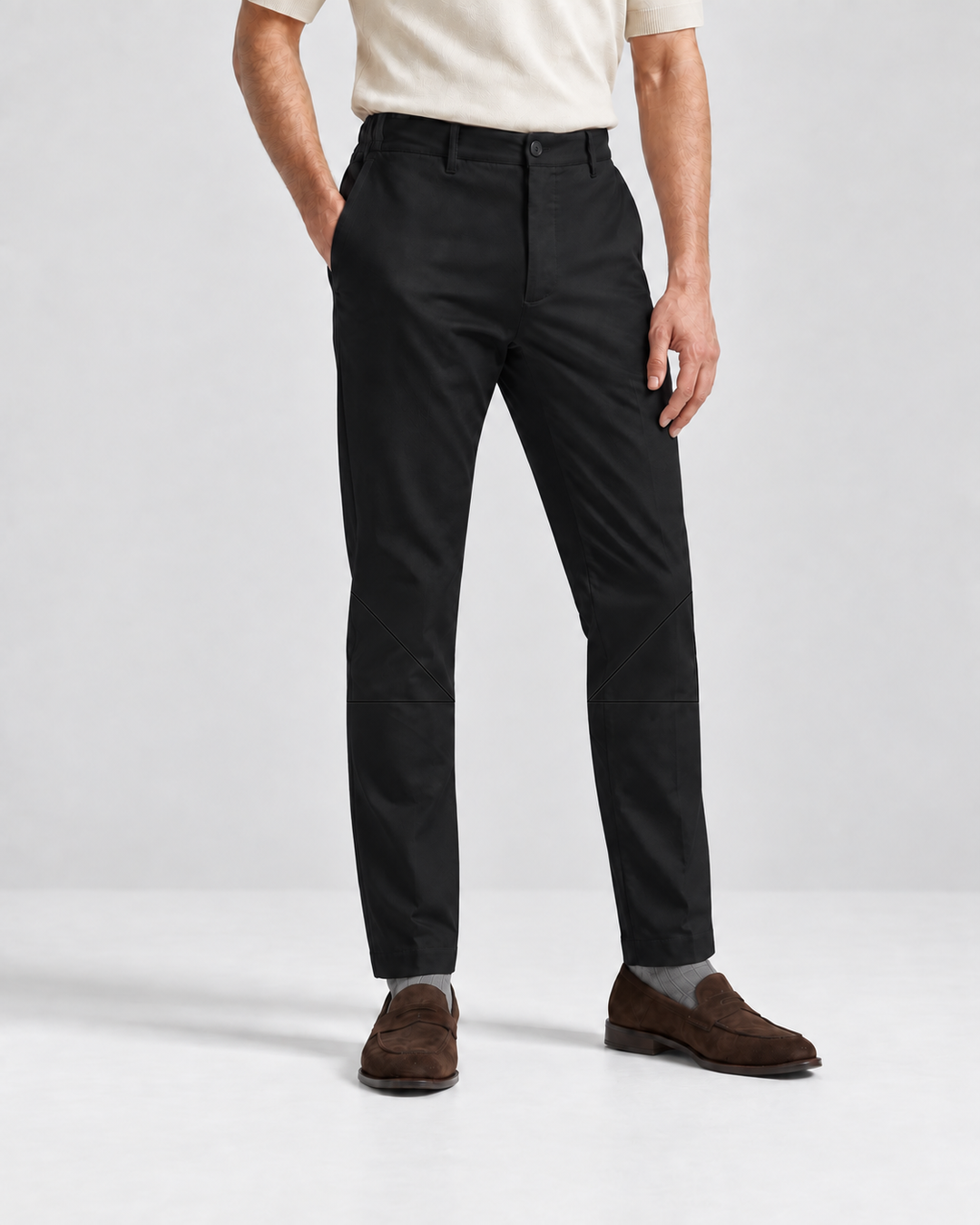 Pantalón Casual Hombre Semi Entubado con Stretch - Purple Rain