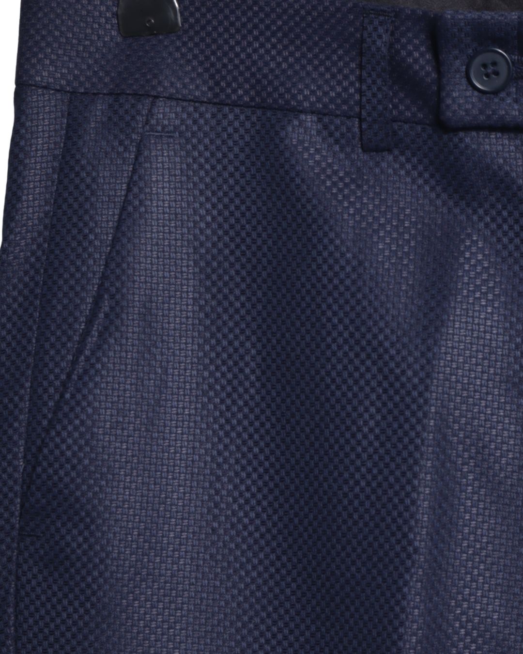 Pantalón Sastre Azul Marino Texturizado – Slim