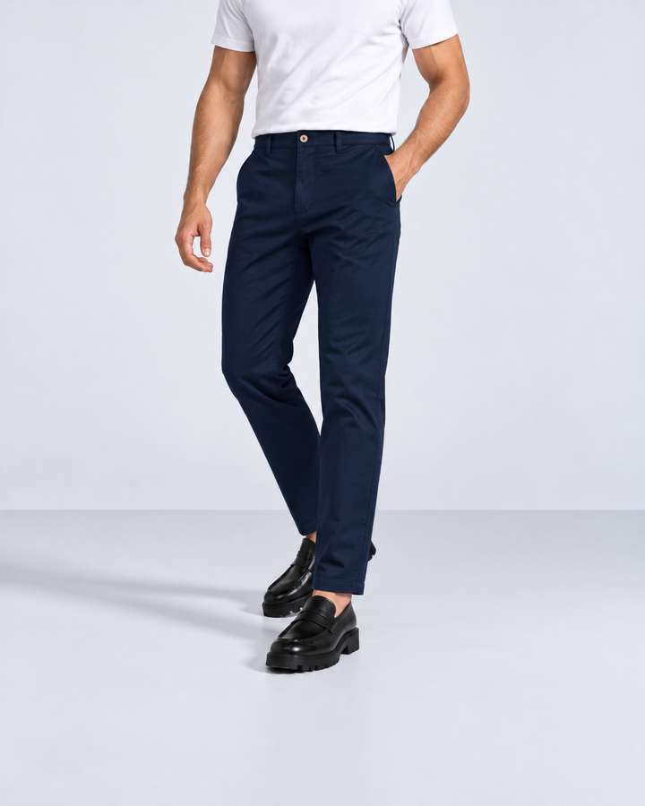 Pantalón Drill Chino Slim Fit - Purple Rain