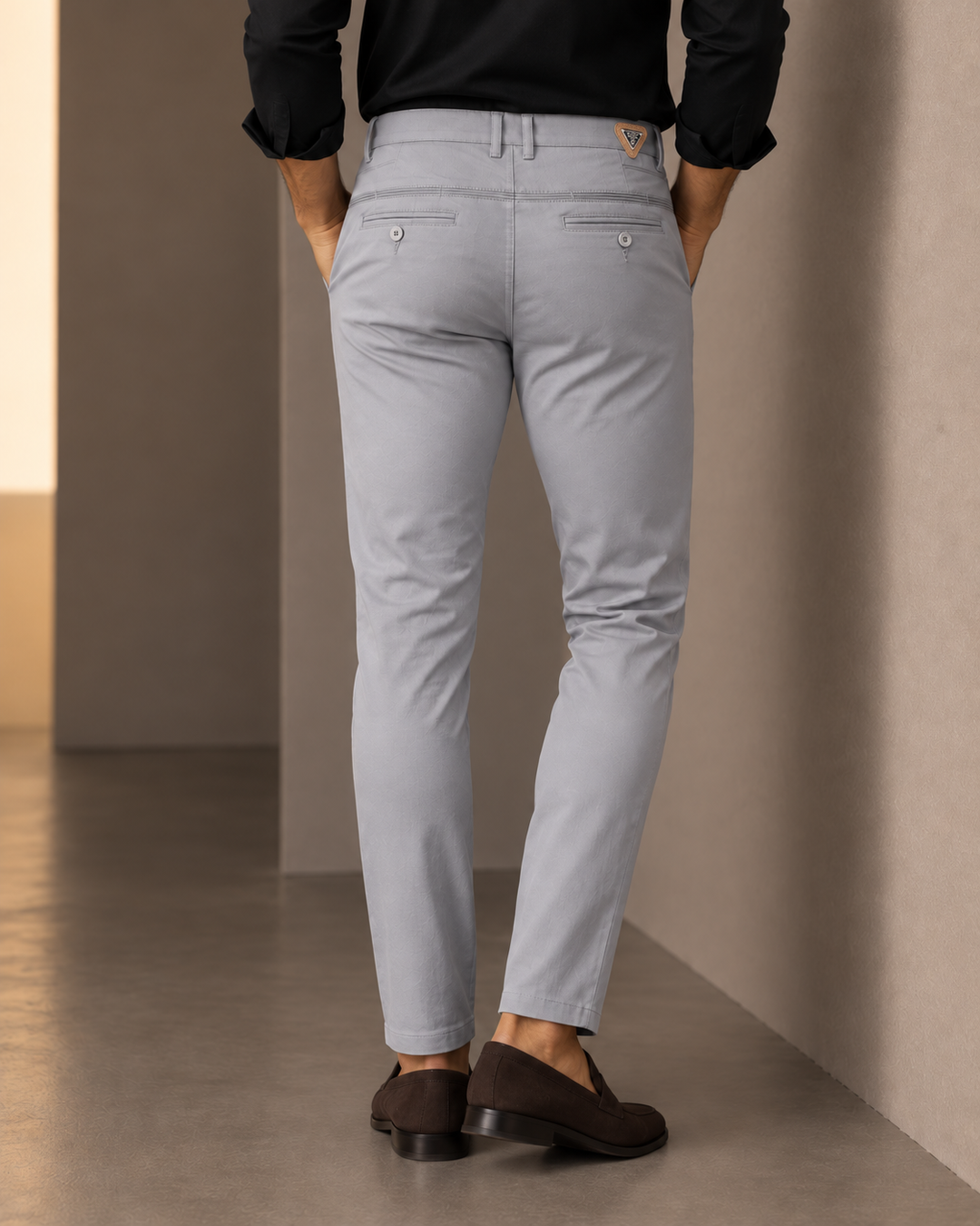 Pantalón Drill Chino Slim Fit - Purple Rain