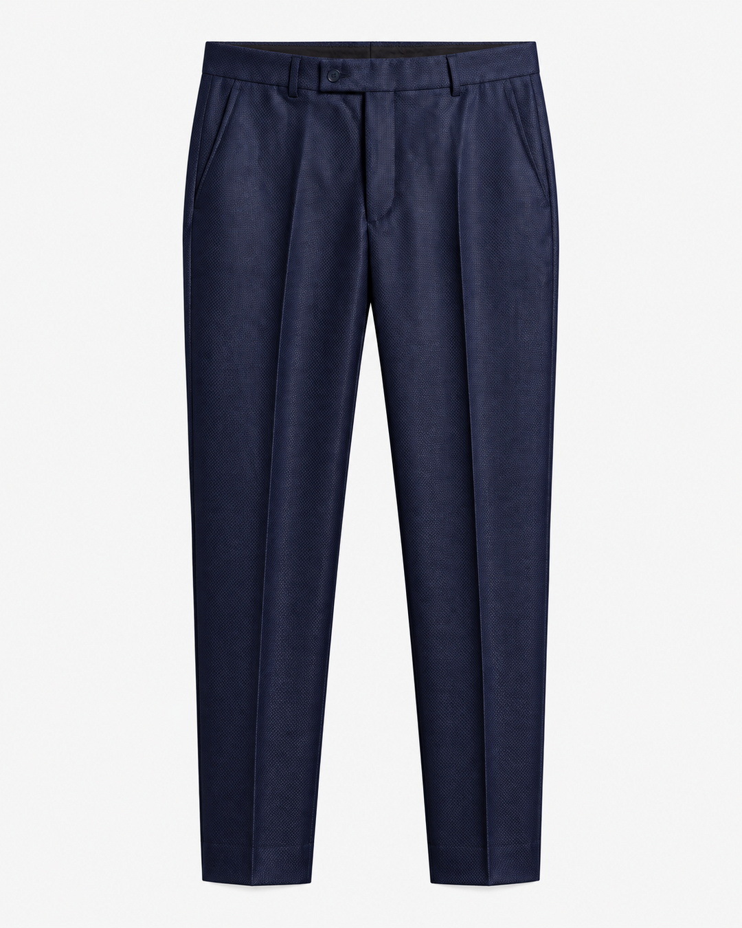 Pantalón Sastre Azul Marino Texturizado – Slim